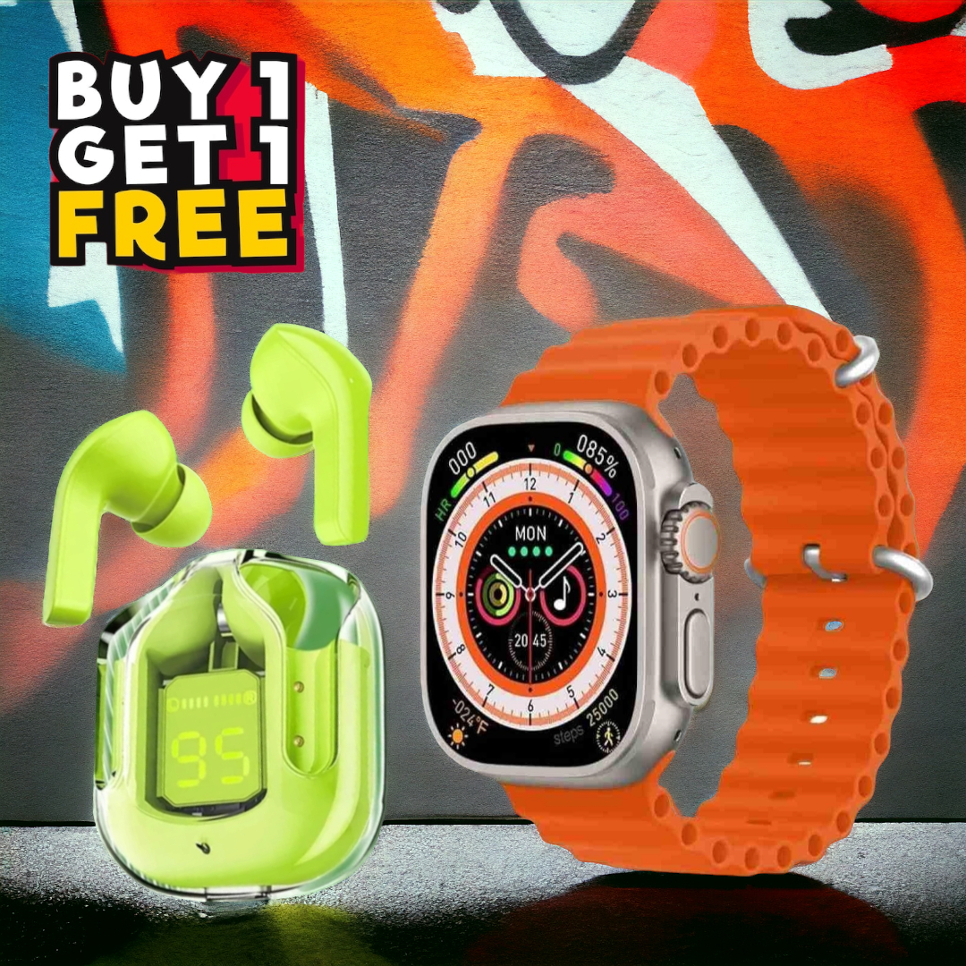 T800 ULTRA SMARTWATCH +Air-31 Unique and Stylish Wireless Earbuds (COMBO)