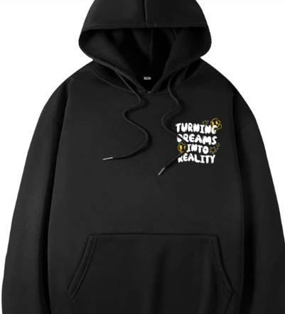 Cartoon & Slogan Graphic Thermal graphic Hoodie