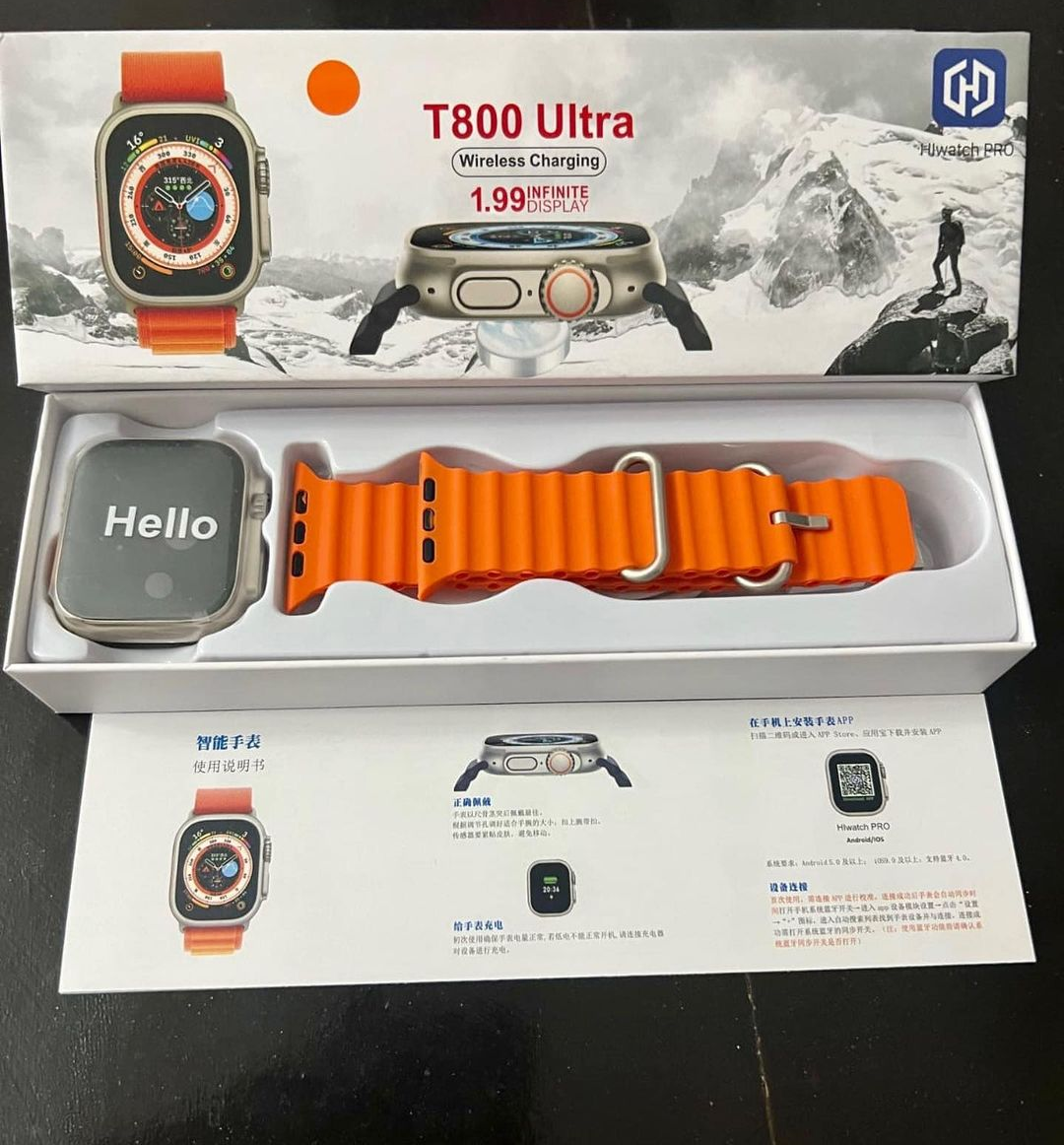 T800 ULTRA SMARTWATCH +Air-31 Unique and Stylish Wireless Earbuds (COMBO)