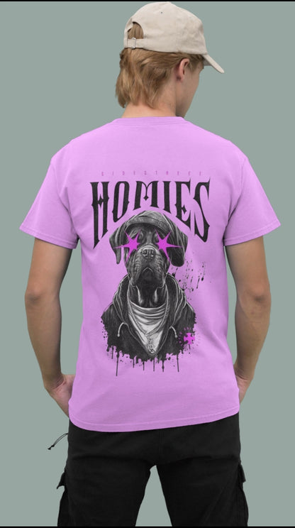 HOMIES PRINTED REGULAR FIT  UNISEX T-SHIRT