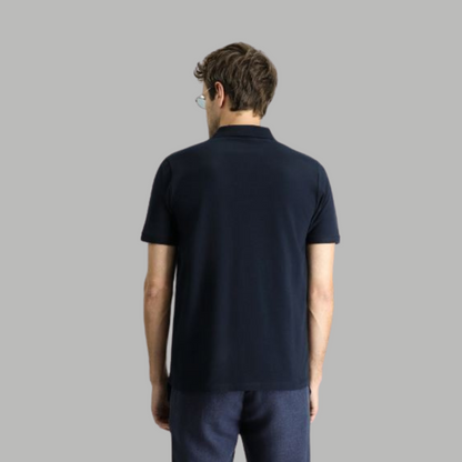 NAVI BLUE COLOUR POLO REGULAR FIT UNISEX T-SHIRT