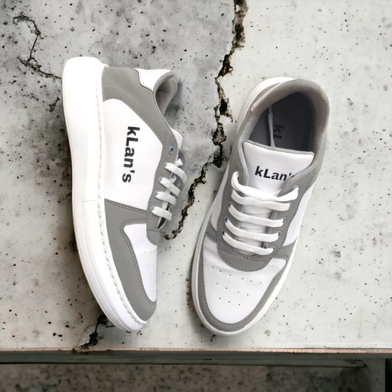 Klan's Soft Sole sneakers - White and grey