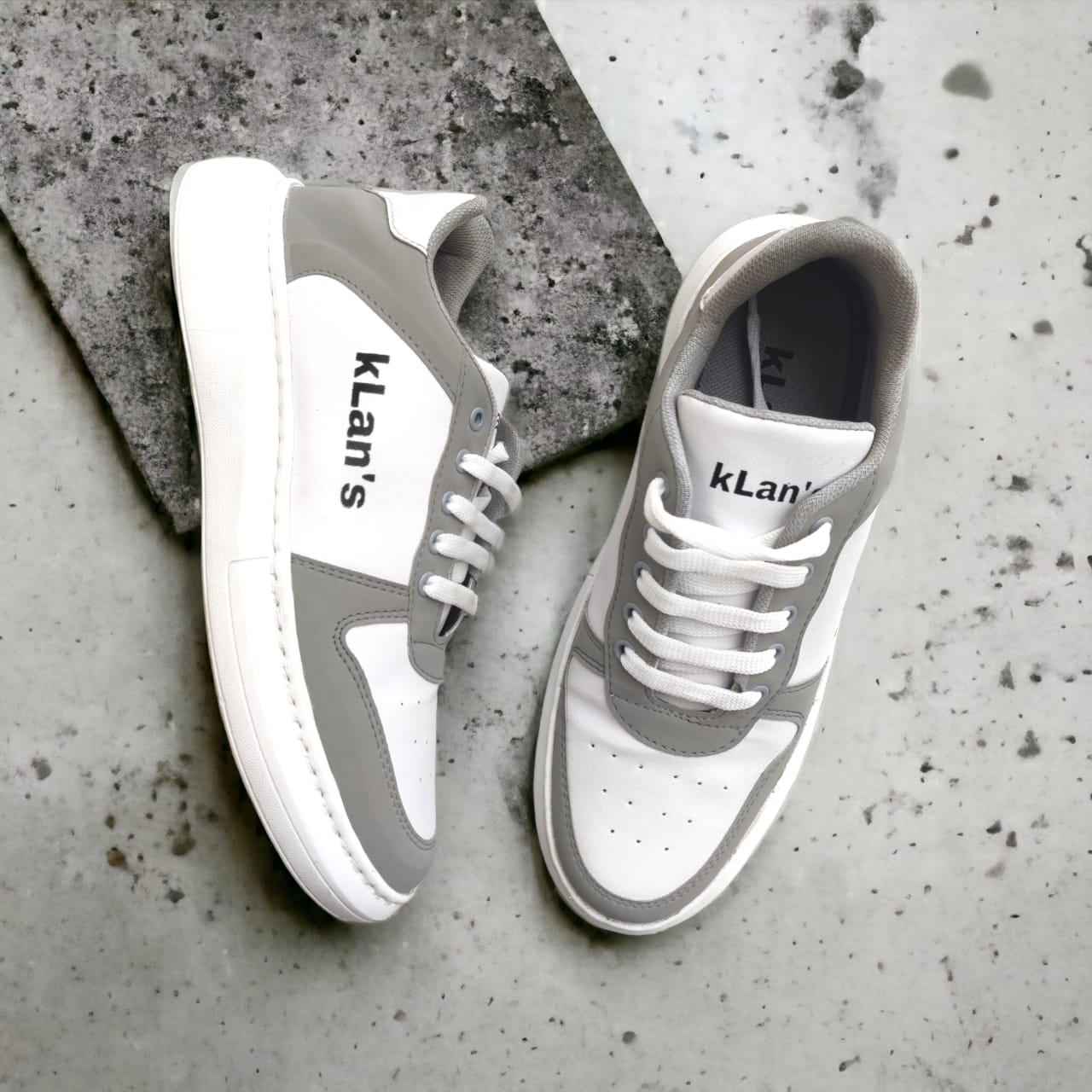 Klan's Soft Sole sneakers - White and grey