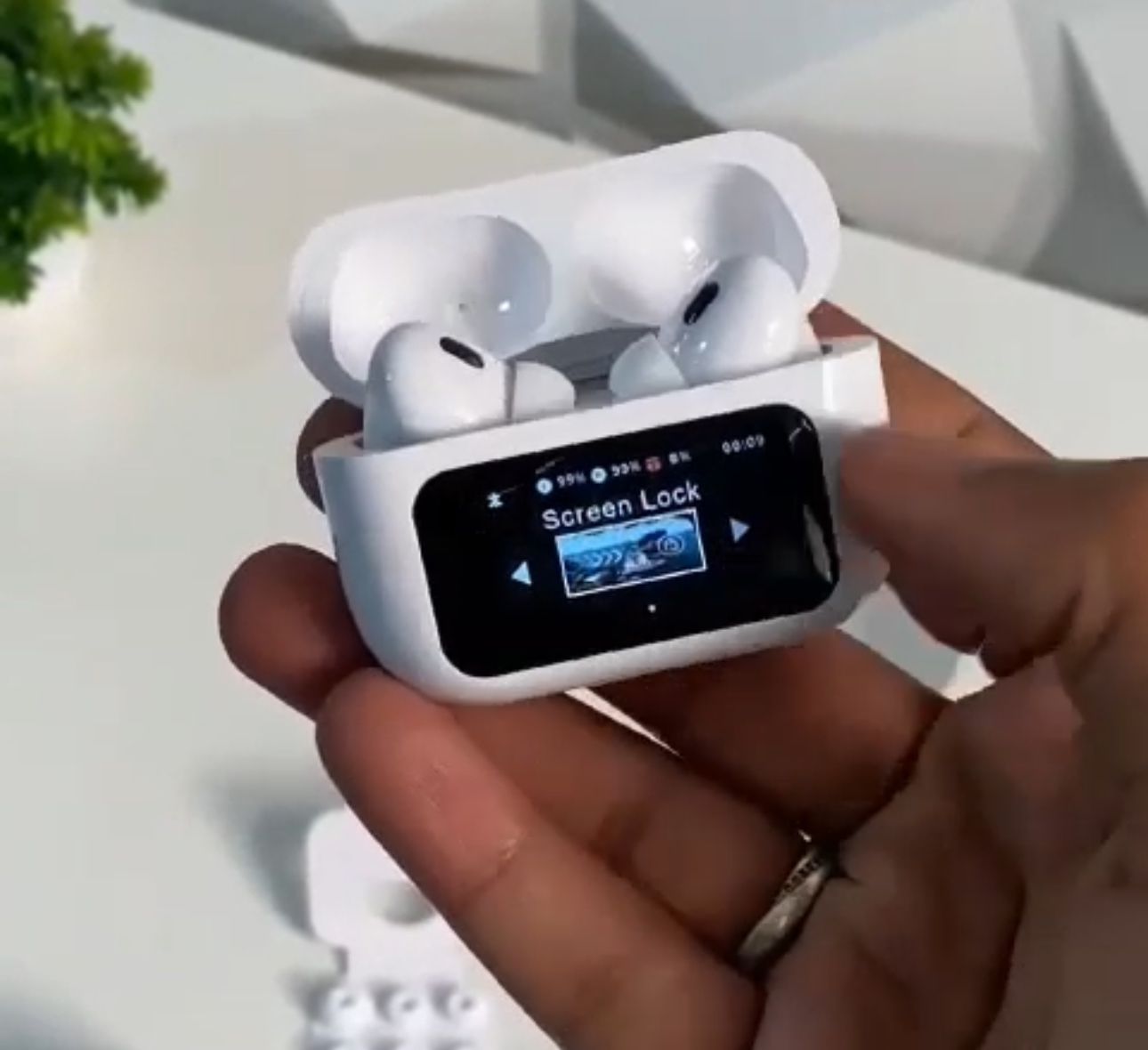 DISPLAY AIRPODS WITH ANC (Android and iPhone) ( 6 month warranty )