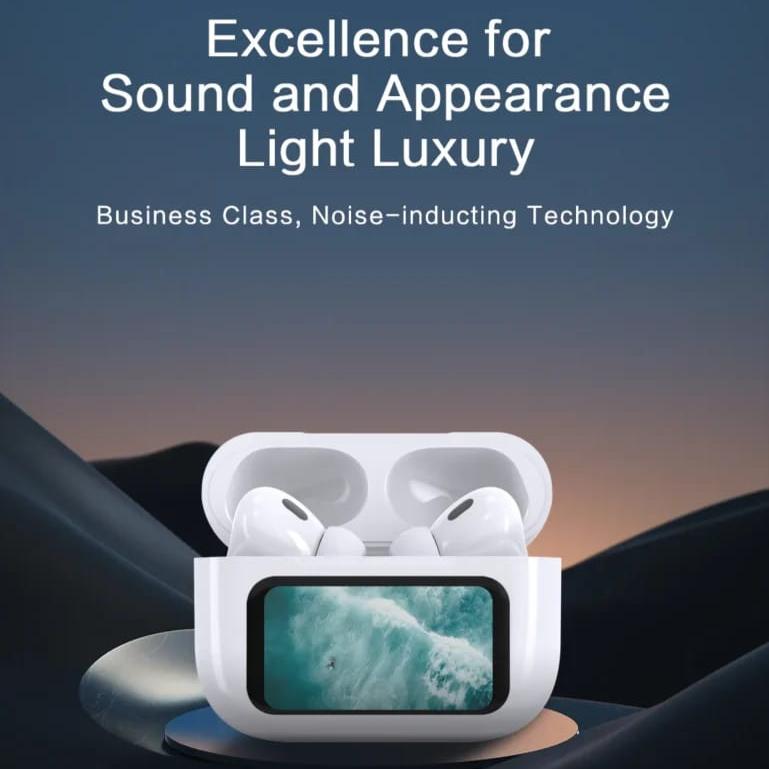 DISPLAY AIRPODS WITH ANC (Android and iPhone) ( 6 month warranty )