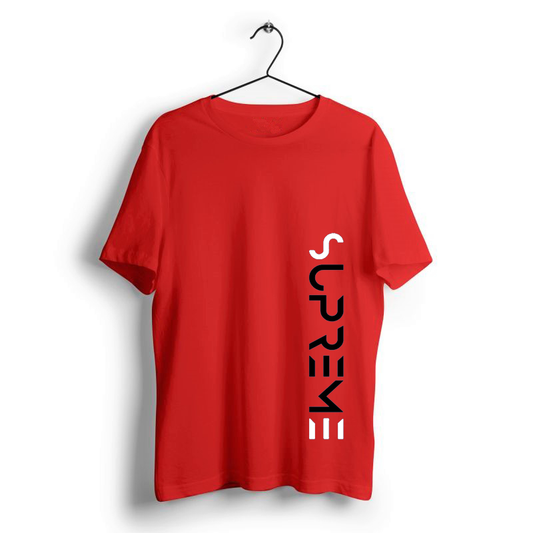 SUPREME CANDY RED PRINT UNISEX T-SHIRT