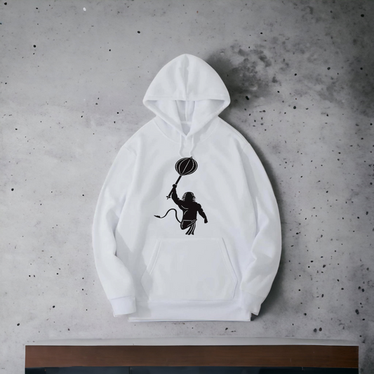 Hanuman Ji With Gada Religious Printed Hoodie