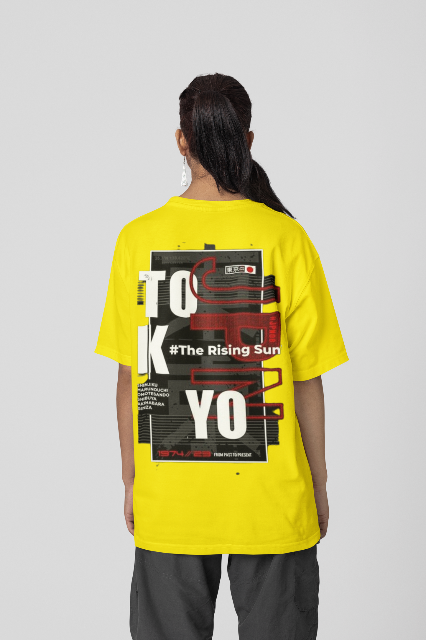 TOKYO NIGHTS PRINTED REGULAR FIT UNISEX T-SHIRT