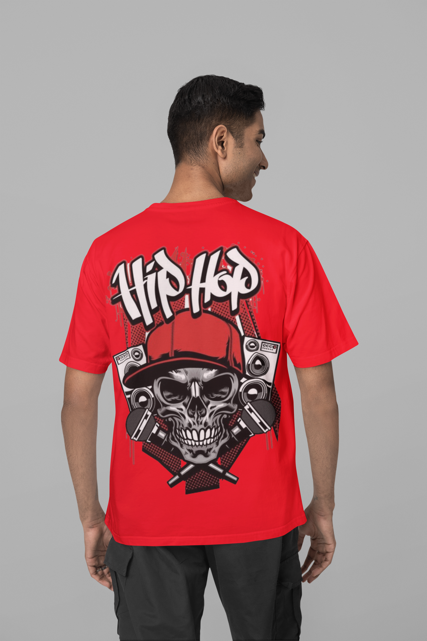 HIP HOP PRINTED REGULAR FIT UNISEX T-SHIRT