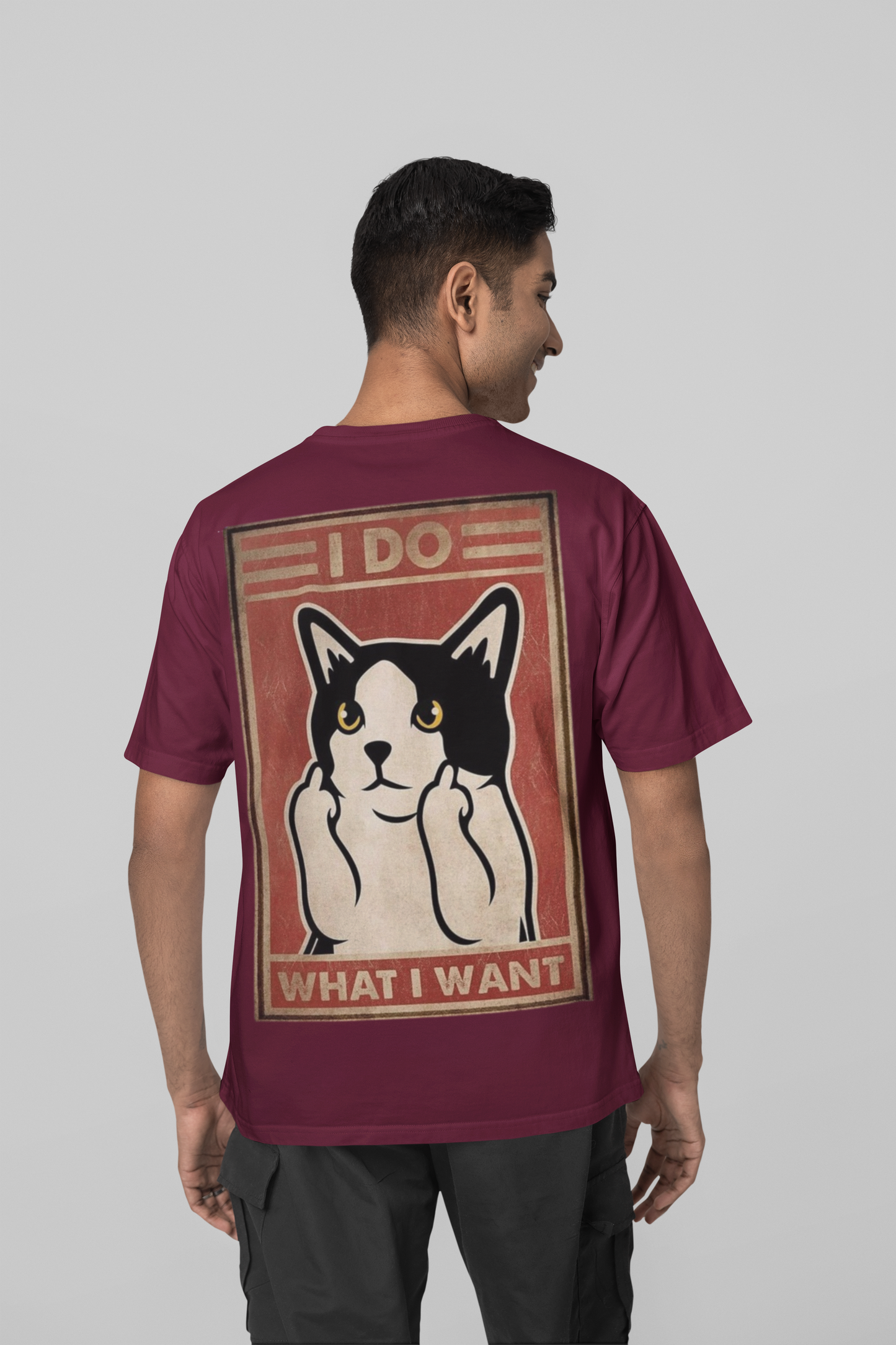 I DO WHAT I WANT PRINTED REGULAR FIT UNISEX T-SHIRT