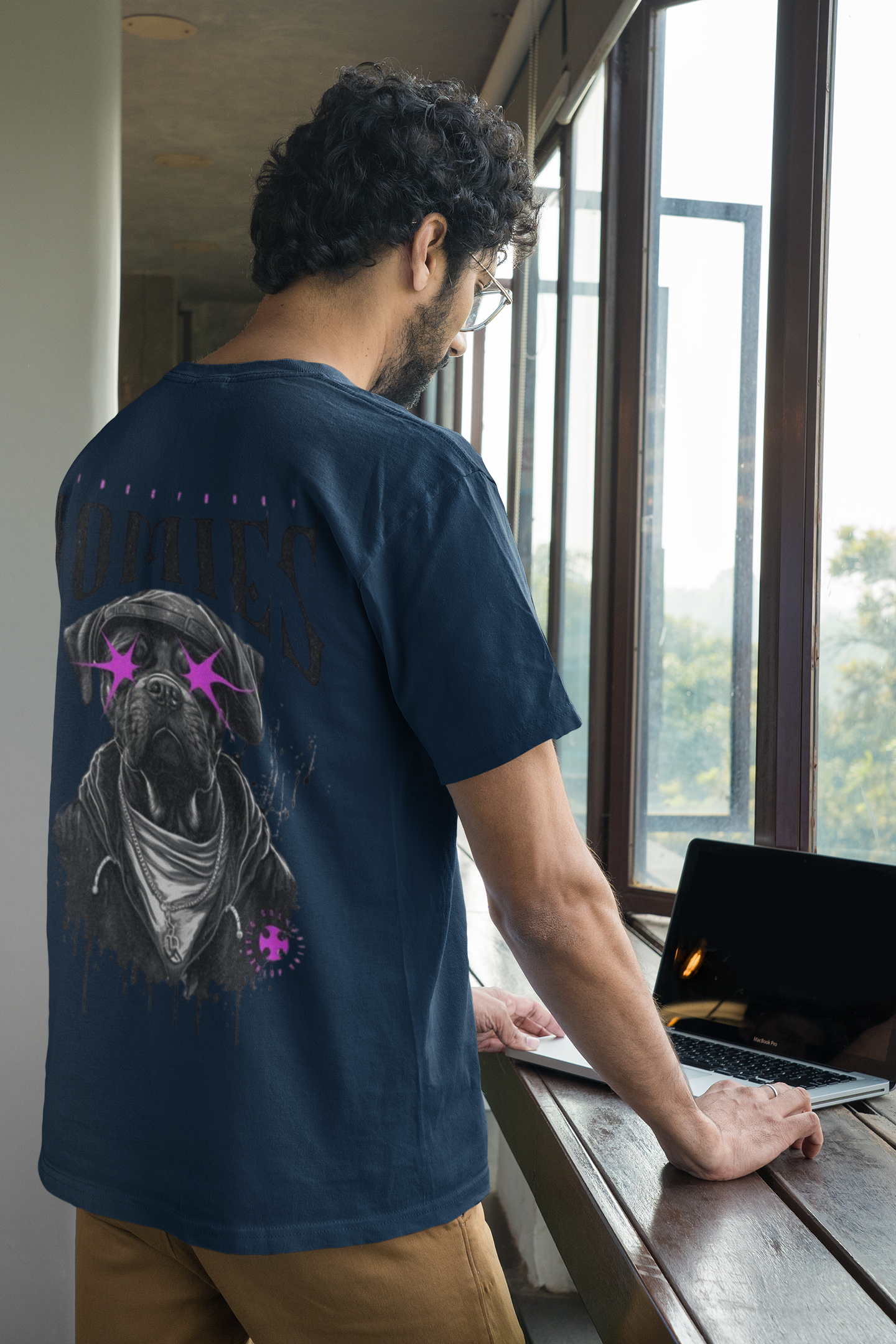 HOMIES PRINTED REGULAR FIT  UNISEX T-SHIRT