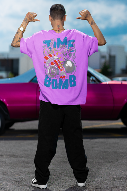 TIME BOMB PRINT  REGULAR FIT UNISEX T-SHIRT