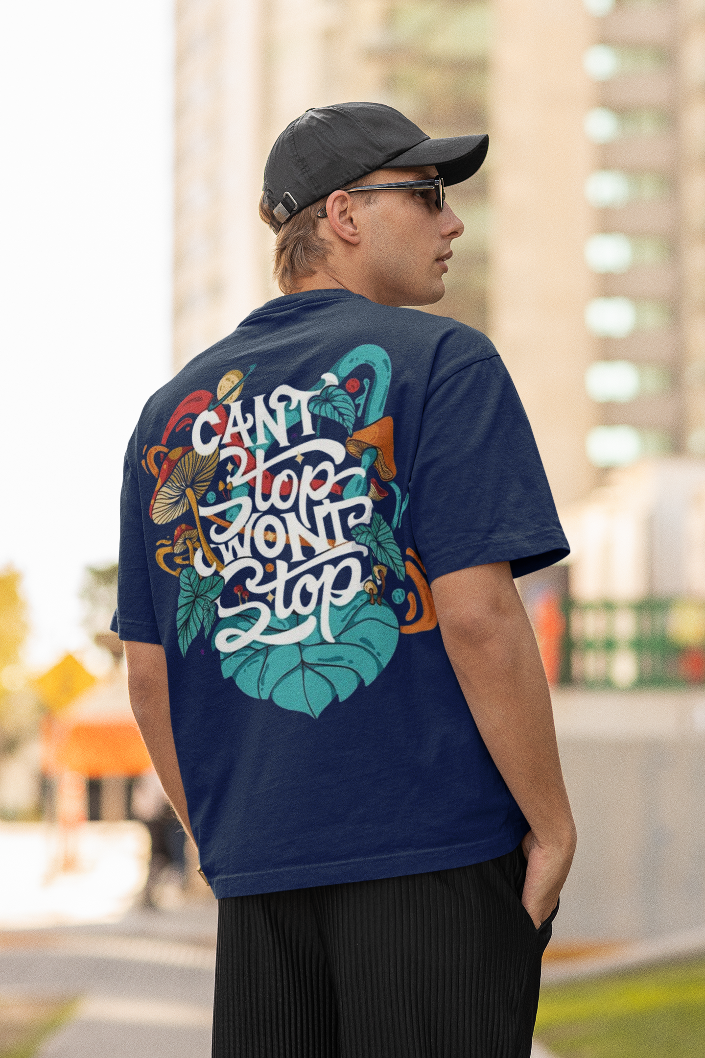 CANT STOP WONT STOP PRINTED REGULAR FIT  UNISEX T-SHIRT