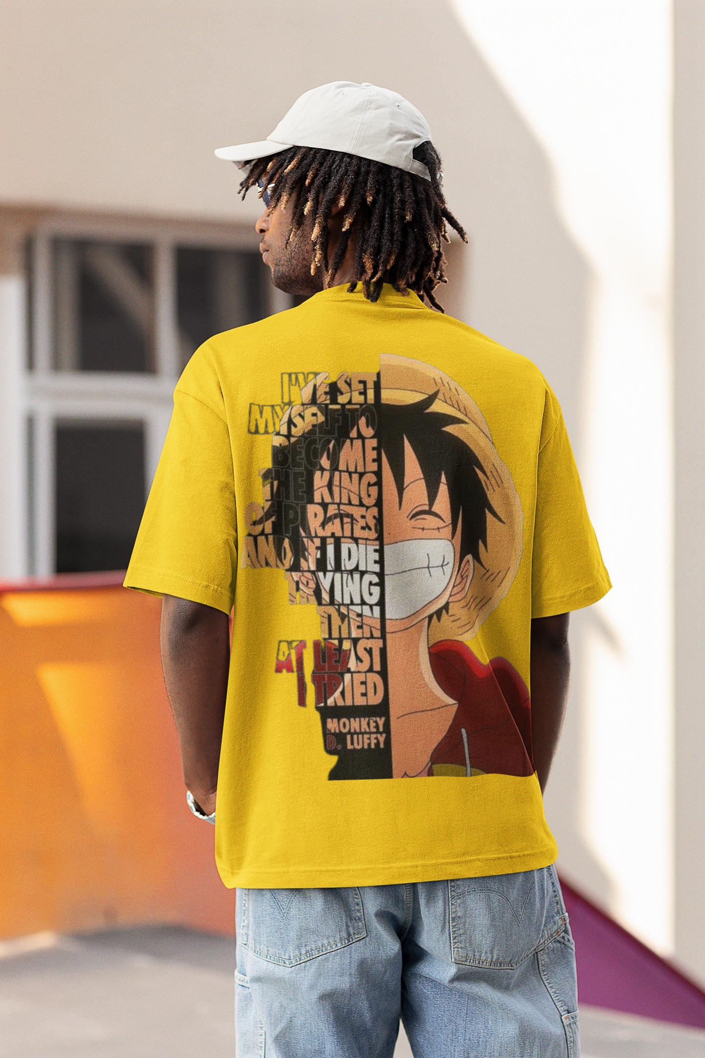 luffy PRINT REGULAR FIT  UNISEX T-SHIRT