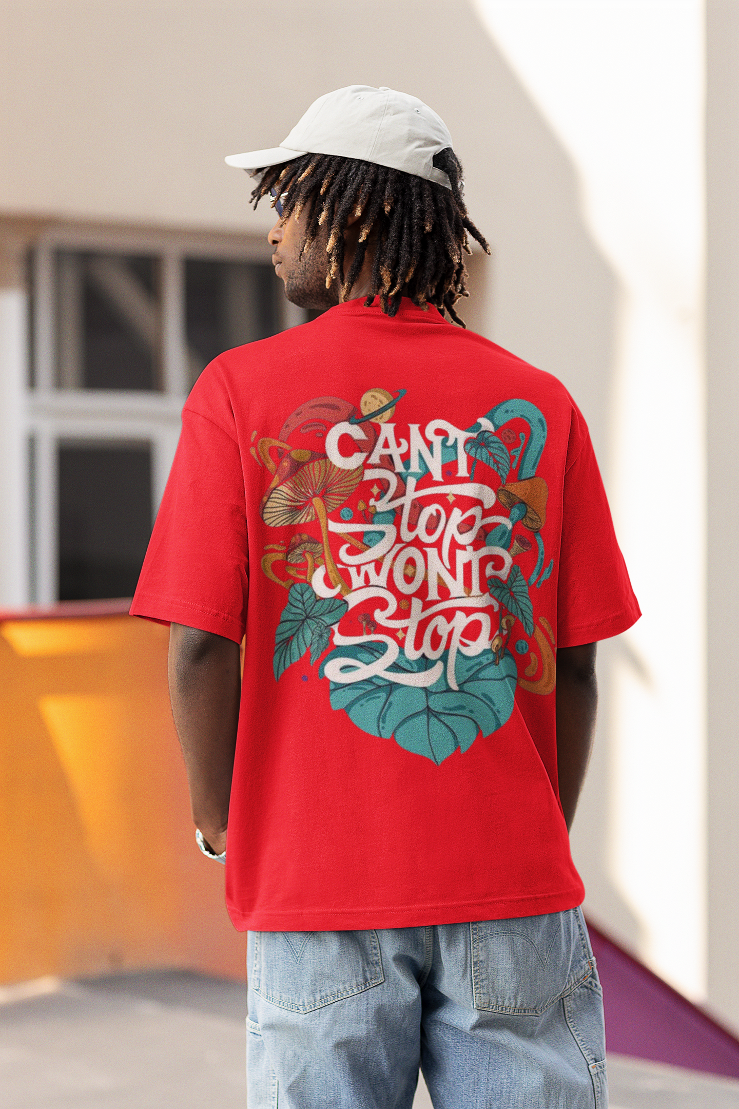 CANT STOP WONT STOP PRINTED REGULAR FIT  UNISEX T-SHIRT