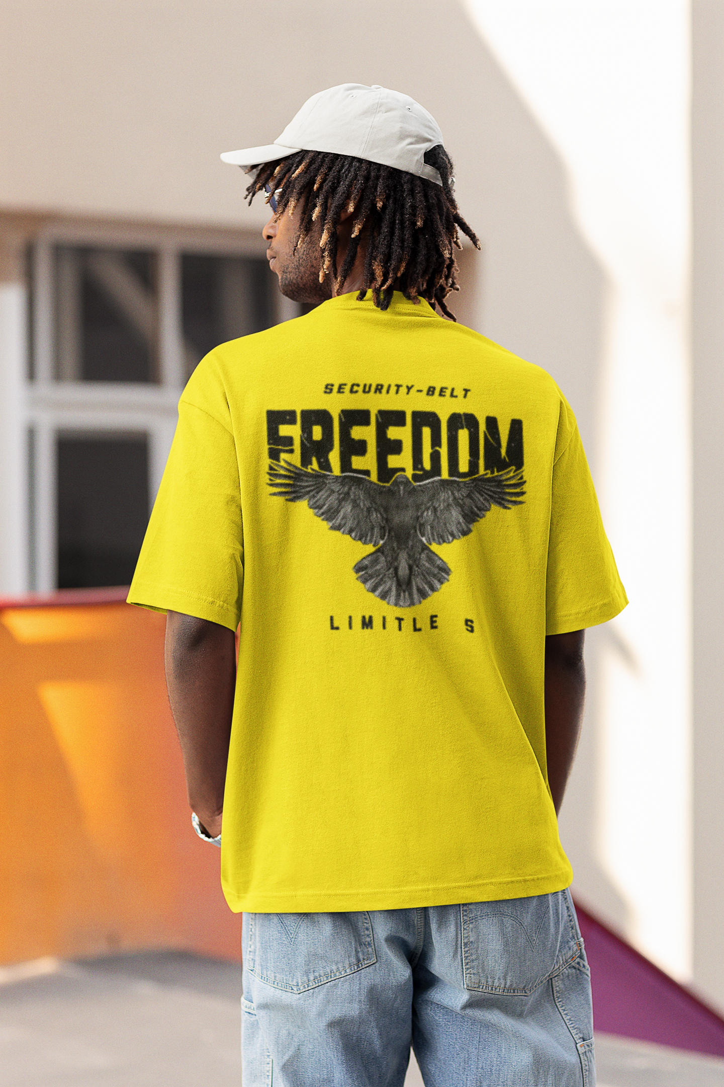 FREEDOM PRINTED REGULAR FIT UNISEX T-SHIRT