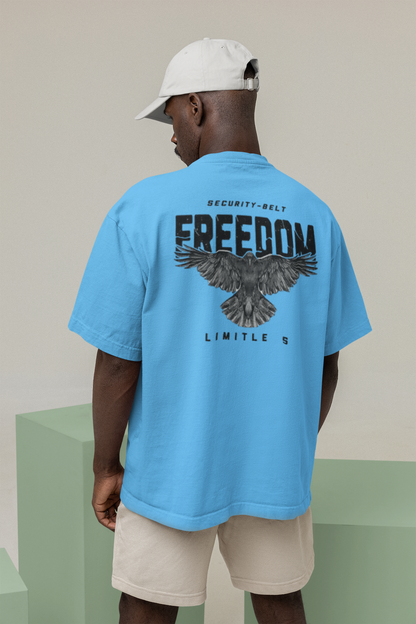 FREEDOM PRINTED REGULAR FIT UNISEX T-SHIRT