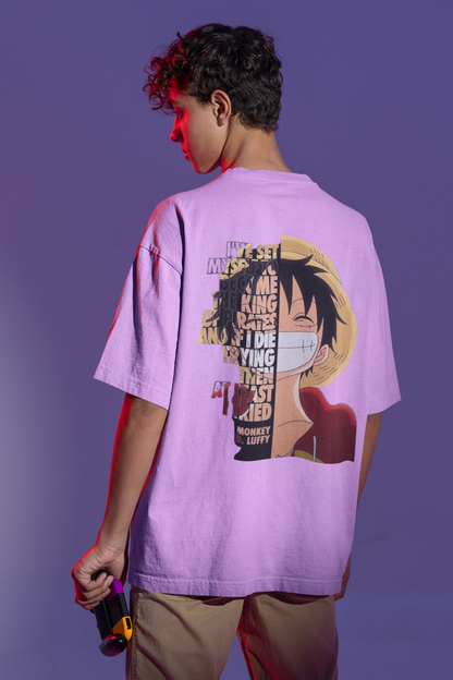 luffy PRINT REGULAR FIT  UNISEX T-SHIRT