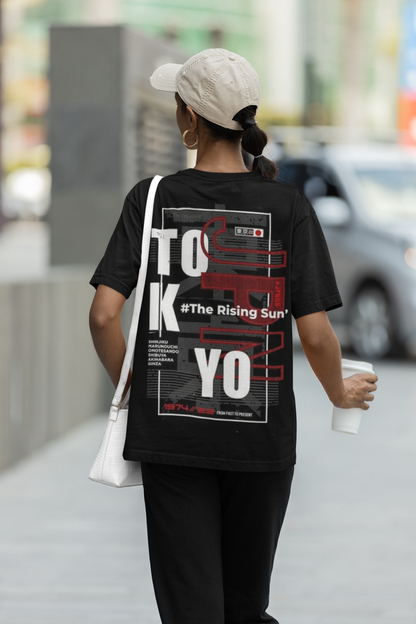 TOKYO NIGHTS PRINTED REGULAR FIT UNISEX T-SHIRT