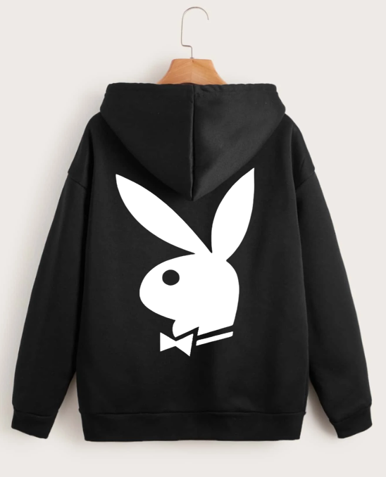 playboy reflective design  zipper hoodie