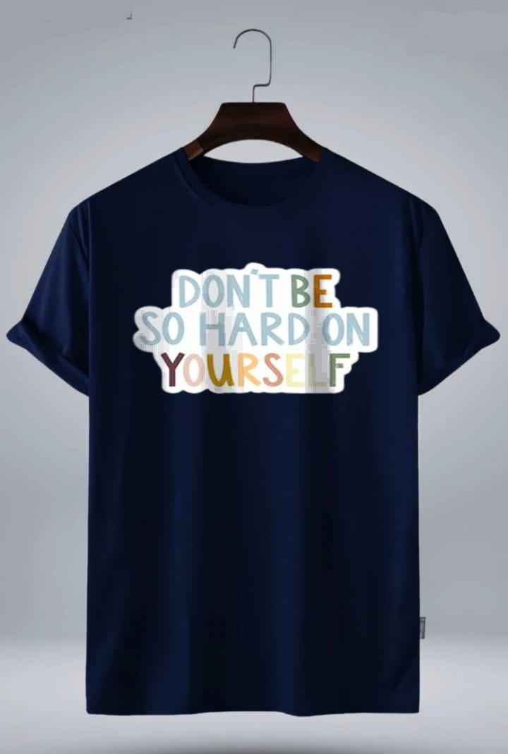 PLUS SIZE DONT BE HARD ON YOURSELF PRINT UNISEX T-SHIRT