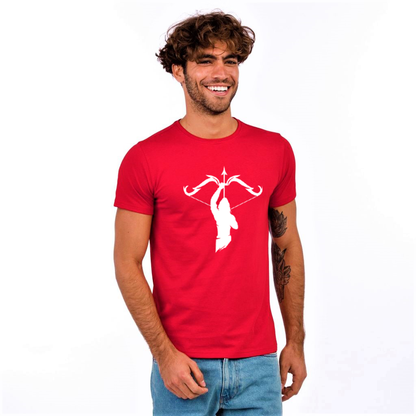JAI SHREE RAM CANDY RED PRINT UNISEX T-SHIRT