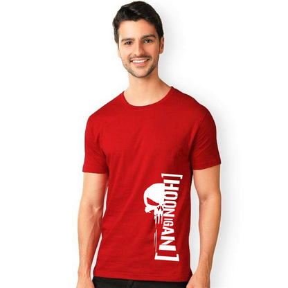 HOONIGAN CANDY RED PRINT UNISEX T-SHIRT