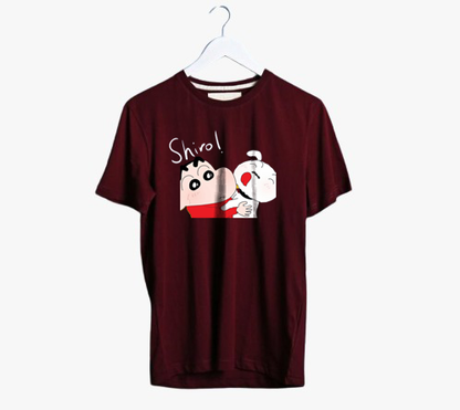 SHINCHAN'S SHIRO! PRINT UNISEX T-SHIRT