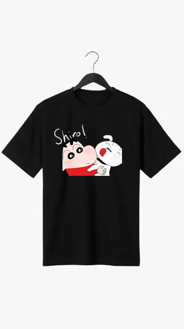 SHINCHAN'S SHIRO! PRINT UNISEX T-SHIRT