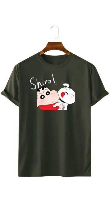 SHINCHAN'S SHIRO! PRINT UNISEX T-SHIRT