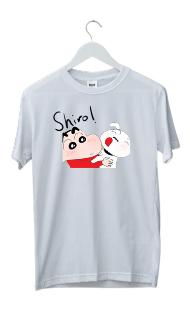 SHINCHAN'S SHIRO! PRINT UNISEX T-SHIRT