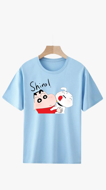 SHINCHAN'S SHIRO! PRINT UNISEX T-SHIRT