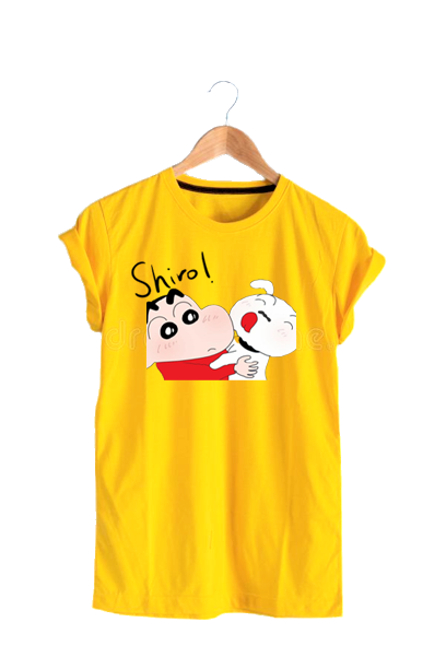 SHINCHAN'S SHIRO! PRINT UNISEX T-SHIRT