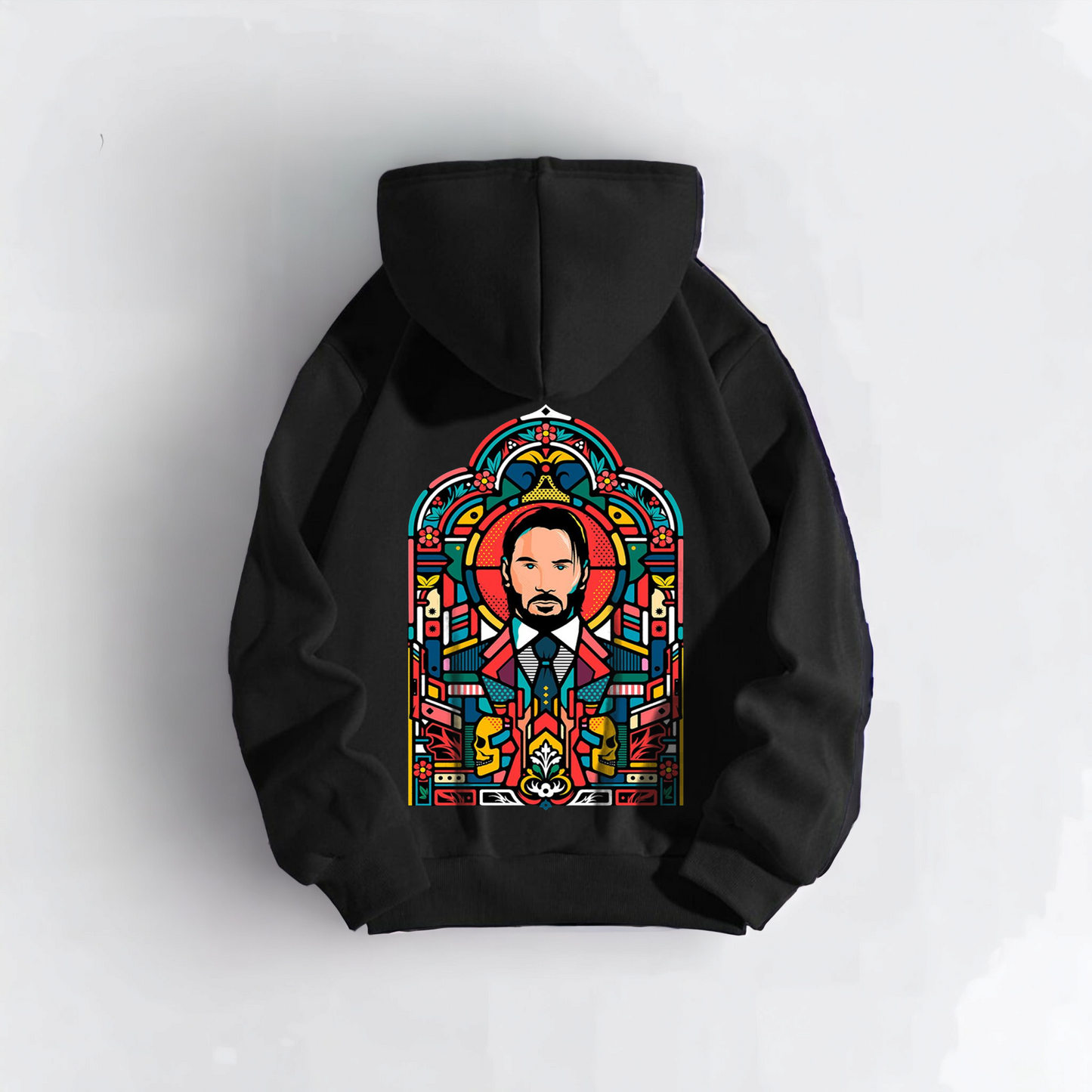 john wick  full graphic hoodie