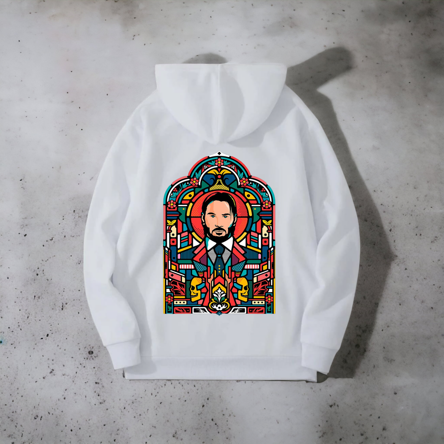 john wick  full graphic hoodie
