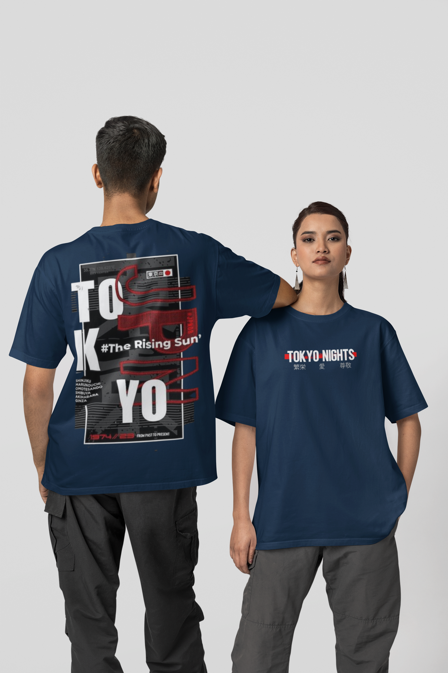 TOKYO NIGHTS PRINTED REGULAR FIT UNISEX T-SHIRT
