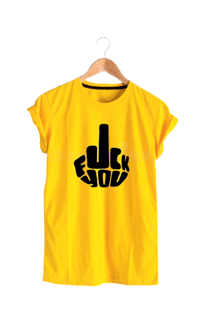 FUCK YOU PRINT UNISEX T-SHIRT