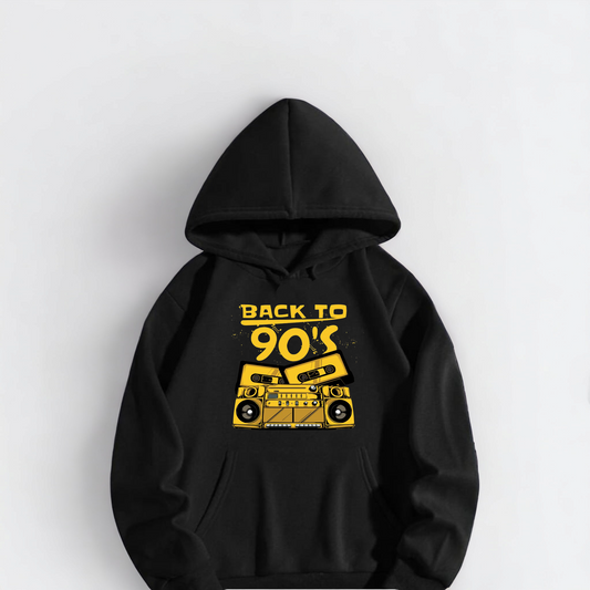 back to 90s full graphic hoodie