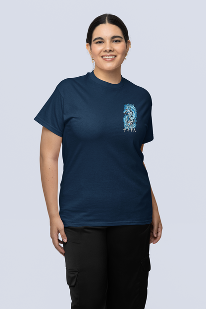 DRAGON  PRINTED REGULAR FIT  UNISEX T-SHIRT