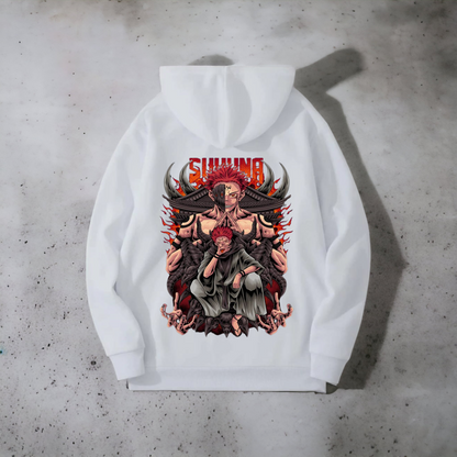 Anime 2  full graphic hoodie