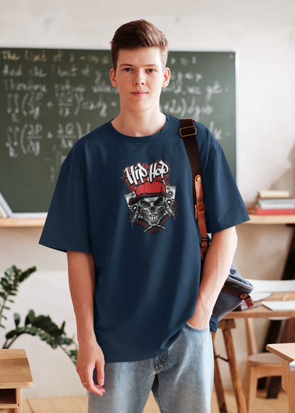 HIP HOP PRINTED REGULAR FIT UNISEX T-SHIRT