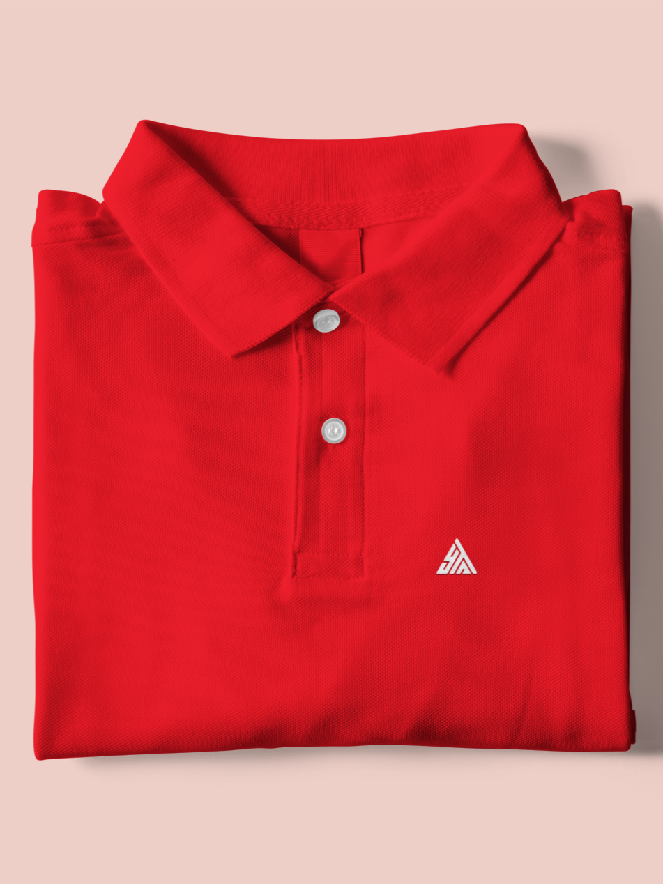 Men's Cotton Rich Polo T Shirt | Collar Tshirts | Half Sleeves | Plain (Combo Pack of 4) -Regular Fit