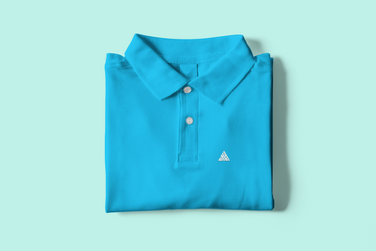SKY BLUE COLOUR POLO REGULAR FIT UNISEX T-SHIRT