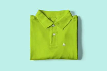 PARROT GREEN COLOUR POLO REGULAR FIT UNISEX T-SHIRT