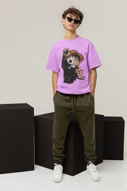luffy PRINT REGULAR FIT  UNISEX T-SHIRT