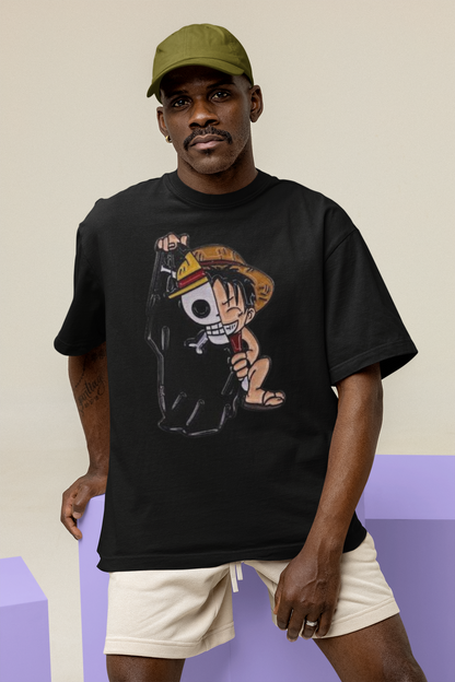 luffy PRINT REGULAR FIT  UNISEX T-SHIRT