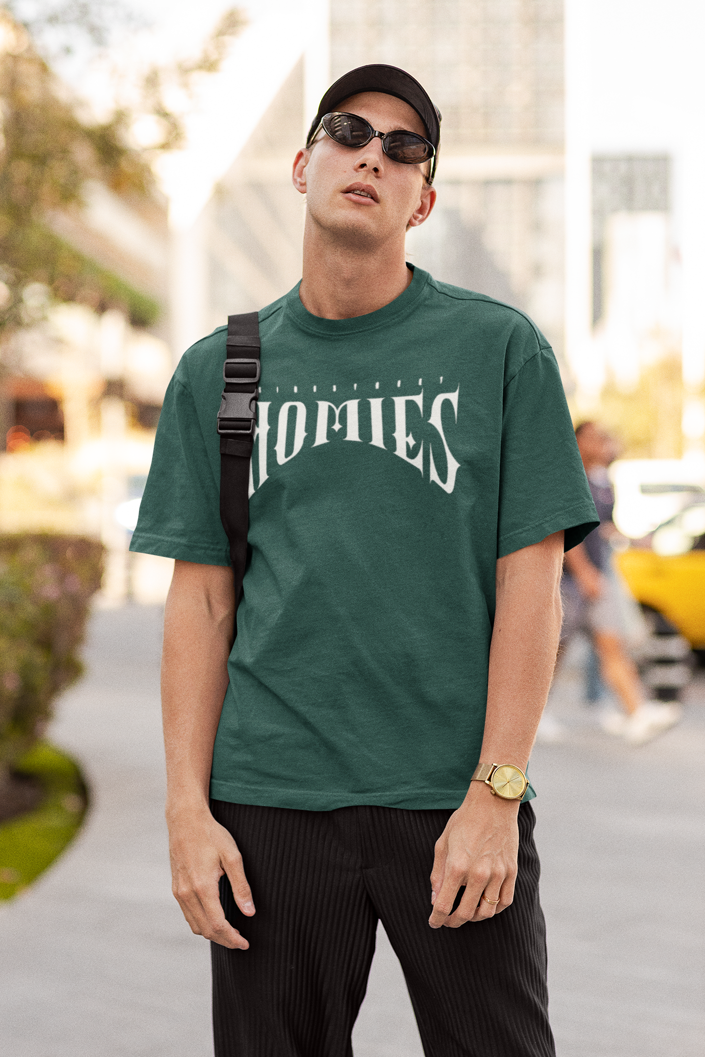 HOMIES PRINTED REGULAR FIT  UNISEX T-SHIRT