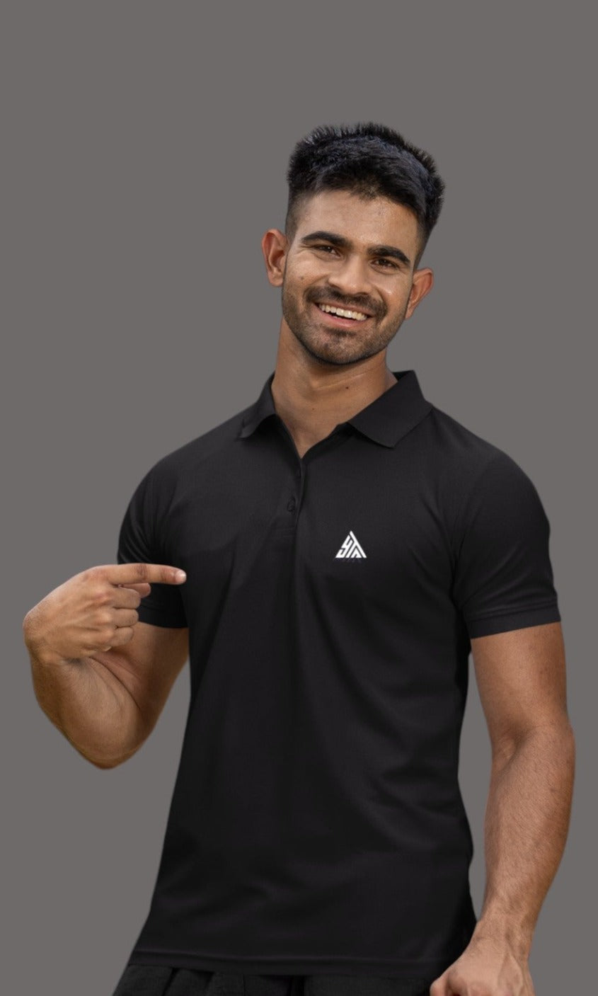 Men's Cotton Rich Polo T Shirt | Collar Tshirts | Half Sleeves | Plain (Combo Pack of 4) -Regular Fit