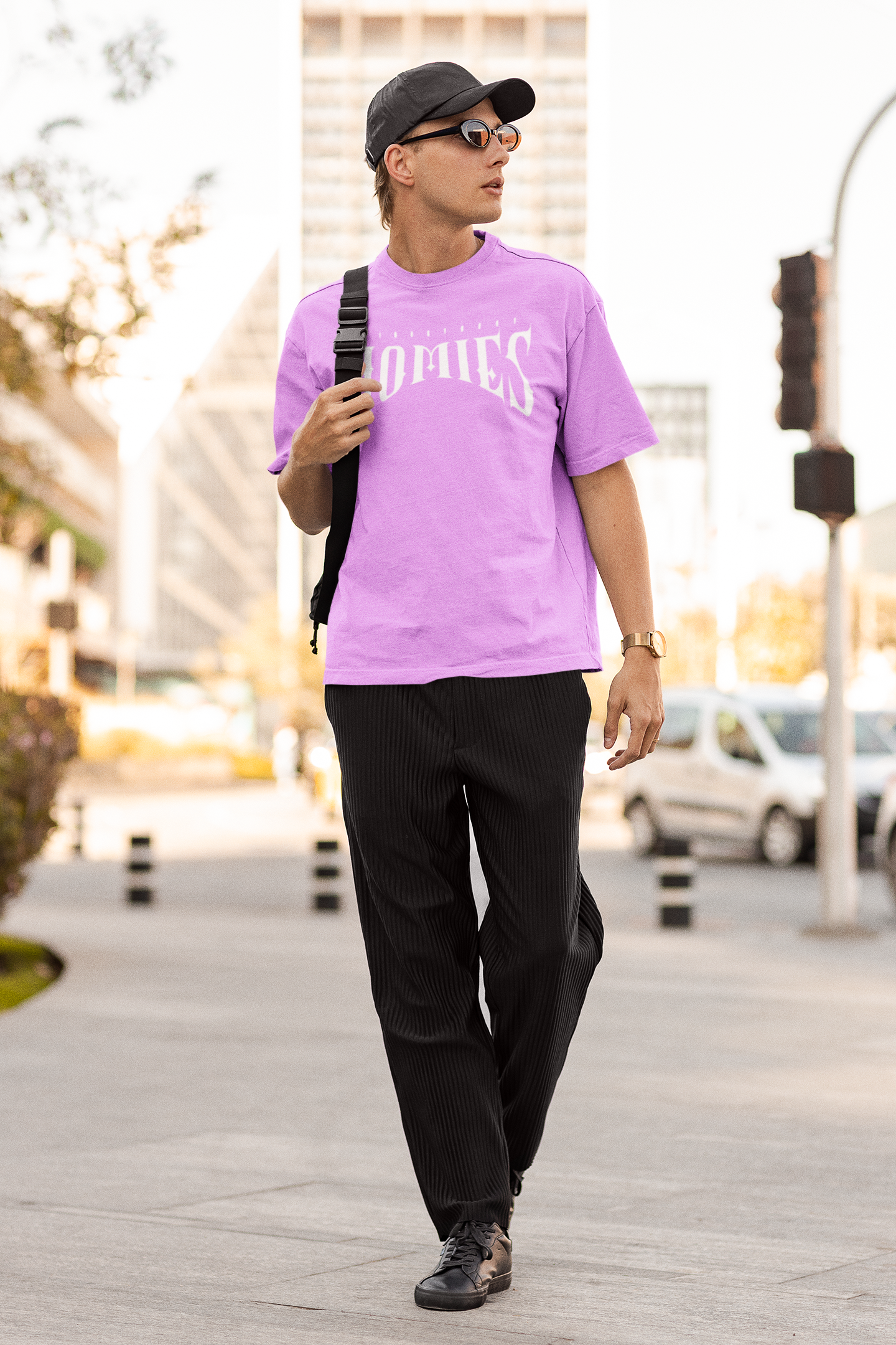HOMIES PRINTED REGULAR FIT  UNISEX T-SHIRT