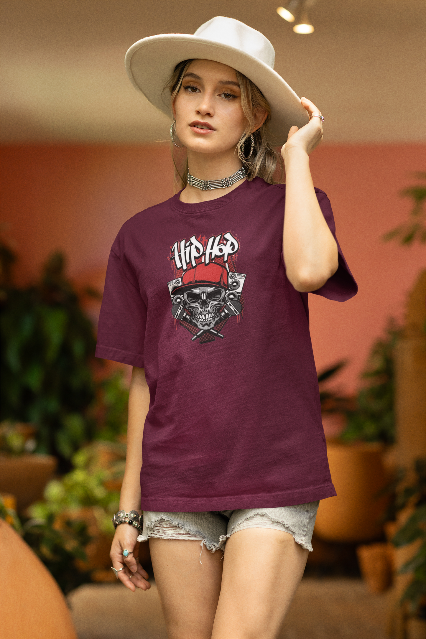 HIP HOP PRINTED REGULAR FIT UNISEX T-SHIRT